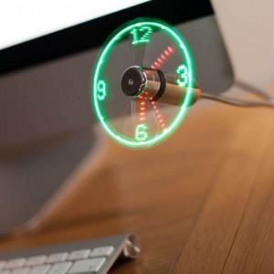 ventilador reloj usb