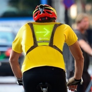 chaleco indicador bicicleta