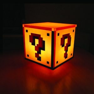 lámpara caja super mario