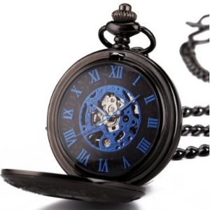 reloj bolsillo steampunk a cuerda
