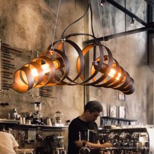 lámpara hierro vintage industrial LED