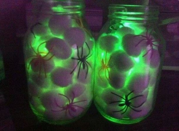 tarro arañas halloween