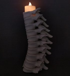 candelabro LED harry potter espina dorsal