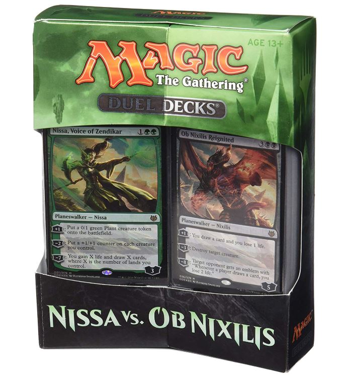 duel deck magic the gathering nissa vs ob nixilis